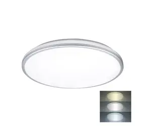 Oświetlenie LED Solight WO797 z ochroną przed wilgocią /IP54 / 24W / 2150lm / 3CCT / 38cm