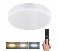 Oświetlenie LED Solight WO799 z pilotem białe / 50W / 3000lm / 40cm / zmiana chromatyczności / możliwość ściemniania