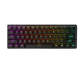 SteelSeries Apex Pro Mini Wireless (USA) czarna / Bezprzewodowa klawiatura do gier / Podświetlenie RGB / układ US