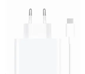 Zestaw ładujący XIAOMI 120W biały / Ładowarka z portem USB i kablem zasilającym / 5V / 6A