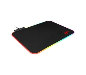Havit MP901 RGB czarna / podkładka pod mysz do gier / 360 x 260 x 3 mm / RGB