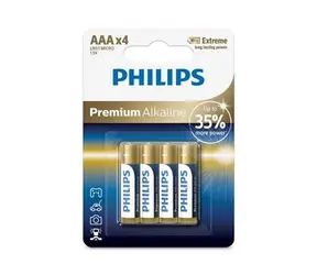 Baterie Philips AAA Premium Alkaline - 4 szt
