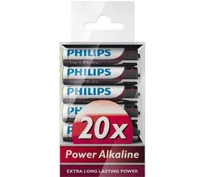 Baterie alkaliczne Philips AAA Power - 20 szt