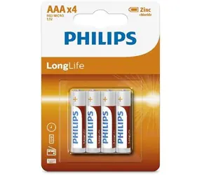 Baterie Philips AAA Long Life - 4 szt