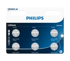 Bateria Philips CR2032 Litowa - 6 szt