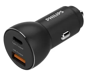 Philips DLP2521/00 / Ładowarka samochodowa / USB-A i USB-C / 36W