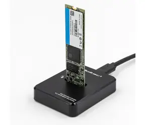 Qoltec 50313 Stacja dokująca do dysku SSD M.2 SATA PCIe NGFF NVMe USB 3.1