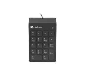 Natec Goby 2 czarny / Klawiatura numeryczna / USB