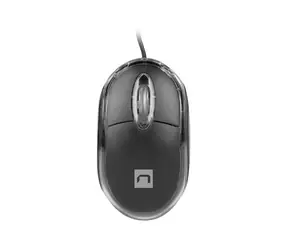 Natec Vireo 2 czarny / przewodowy / 1000 dpi / USB / 3 przyciski
