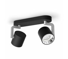Reflektor LED Philips Byrl 8,6W / 860lm / 2200 - 2700K / ściemnianie stopniowe / IP20 / czarny