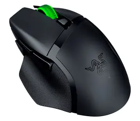 Razer Basilisk V3 X HyperSpeed czarny / Bezprzewodowa mysz do gier / Optyczna / 18000 DPI / 2,4 GHz / BT / 9 przycisków