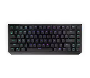 Endorfy Thock 75% Bezprzewodowa czerwona czarna / Bezprzewodowa klawiatura do gier / mechaniczna / Kailh Red / układ US / 1,8 m