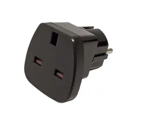 Goobay 94271 Adapter podróżny z Europy Środkowo-Wschodniej 7/7 (CZ , FR i DE) do Wielkiej Brytanii
