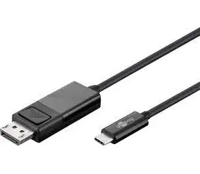 Adapter kablowy Goobay 79295 USB-C - DisplayPort (4k 60 Hz) 1,20 m czarny