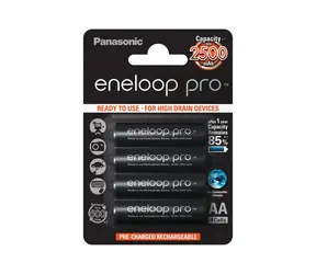 Akumulator Panasonic Eneloop Pro AA 2500 mAh / Ni-MH / 4 szt. / blister