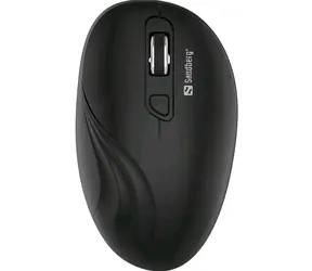 Sandberg Wireless Mouse czarna / mysz bezprzewodowa / 1600 dpi / optyczna / 4 przyciski / 2,4 GHz