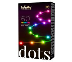 Twinkly Dots SMART LED czarny / Łańcuch świetlny / 60x LED RGB / długość 3 m / BT / Wi-Fi