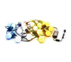 Twinkly Festoon SMART LED 10 m czarny / Łańcuch świetlny / 20x żarówek LED / długość 10 m / BT / Wi-Fi