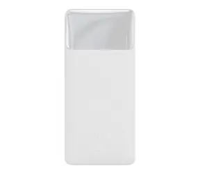 Baseus Bipow Powerbank 10000mAh (15w) biały / 15W / 2x USB-A / 1x USB-C