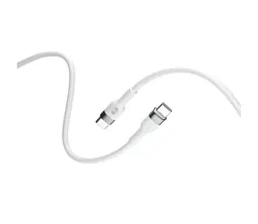 Forever Elastyczny kabel USB-C (M) - USB-C (M) 2 m biały / 100W