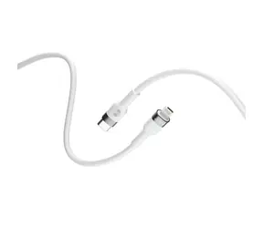 Forever Elastyczny kabel USB-C (M) - Lightning (M) 1 m biały / 20W