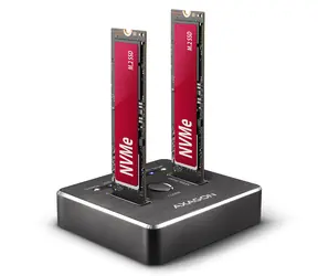 Stacja dokująca Axagon ADSA-M2C, USB-C 10Gbps - 2x M.2 NVMe SSD CLONE MASTER