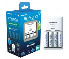 Ładowarka Panasonic BQ-CC51 Eneloop Basic + 4X AA 2000 mAh / Ni-MH / 4szt