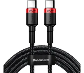 Baseus CATKLF-AL91 Kabel USB-C (M) - USB-C (M) 2 m czarny / PD 2.0 / 100W