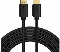 Baseus CAKGQ-D01 Kabel HDMI 2.0 (M) - HDMI 2.0 (M) 5 m czarny / 4K / 30 Hz / HDR
