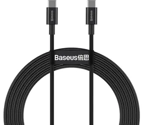 Baseus CATYS-C01 Kabel USB-C (M) - USB-C (M) 2 m czarny / 100W