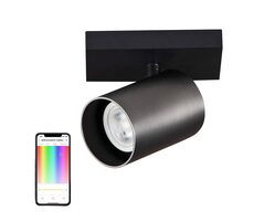 Yeelight SMART Spotlight czarny / lampa sufitowa / LED / 16 milionów odcieni / 6500 K / 350 lm / Wi-Fi 