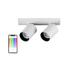 Yeelight SMART Spotlight biały (2 żarówki) / lampa sufitowa / LED / 16 milionów odcieni / 6500 K / 700 lm / Wi-Fi 