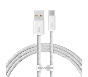 Baseus CALD000602 Kabel USB-A (M) - USB-C (M) 1 m biały / 100W