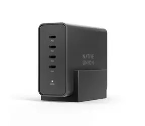 Ładowarka Native Union GaN -140W czarna / Power Delivery / 140W / 4X USB-C