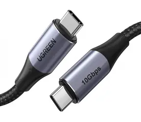 Ugreen US355 Kabel USB-C 3.1 Gen.2 (M) - USB-C 3.1 Gen.2 (M) 1 m czarny / 5A / 100W / 4K / 10Gbps