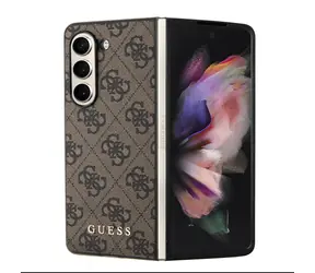 Guess 4G Charm Back Cover do Samsung Galaxy Z Fold 5, brązowe