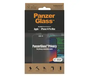 PanzerGlass UWF Privacy AB Szkło hartowane do Apple iPhone 14 Pro Max w kolorze czarnym
