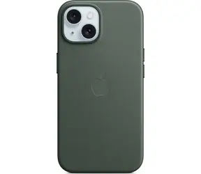 Etui na Apple Cover wykonane z tkaniny FineWoven z MagSafe do iPhone'a 15 w kolorze zielonym