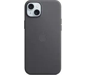 Etui Apple Cover wykonane z tkaniny FineWoven z MagSafe do iPhone'a 15 PLUS w kolorze czarnym