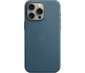 Etui Apple Cover wykonane z tkaniny FineWoven z zabezpieczeniem MagSafe do iPhone 15 Pro Max w kolorze Pacific blue