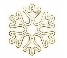 Neolia Dekoracyjny neon LED Snowflake biały / 5V