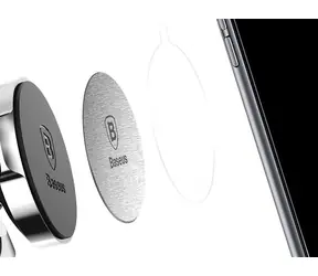 Baseus ACDR-A0S Arkusze do uchwytu magnetycznego czarno-szare / 2 szt 