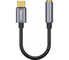 Baseus CATL54-0G L54 Redukcja USB-C (M) - Jack 3,5 mm (F) 0,09 m czarno-szary