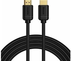 Baseus CAKGQ-C01 Kabel HDMI 2.0 (M) - HDMI 2.0 (M) 3 m czarny / 4K / 60 Hz / HDR / 18 Gb/s