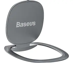Baseus SUYB-0S Cienki uchwyt z pierścieniem do smartfona srebrny