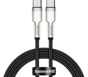 Baseus CATJK-C01 Kabel USB-C (M) - USB-C (M) 1 m czarny / 100W 