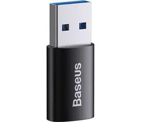 Baseus ZJJQ000101 Adapter USB-A (M) - USB-C (F) czarny