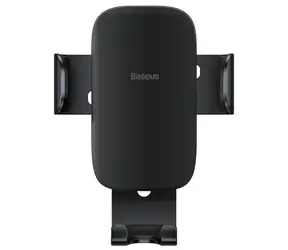 Baseus SUJS000001 Metal Age II Uchwyt do telefonu komórkowego na grill samochodowy czarny