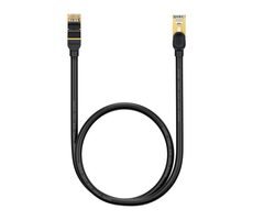 Baseus WKJS010001 Kabel sieciowy CAT7 0,5 m czarny / RJ-45 - RJ45 / 10Gbps