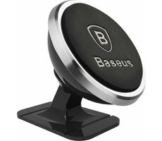 Baseus SUCX140012 Magnetyczny uchwyt samochodowy na telefon komórkowy srebrny 